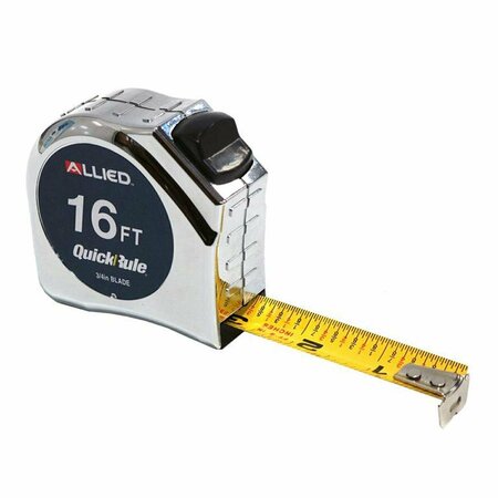 PINPOINT 16 ft. x 0.75 in. QwikRule Steel Tape Measure with Chrome Case PI3309983